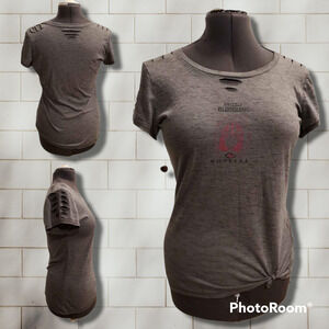 Customized Montana Griz Football T-shirt Women's Size Small